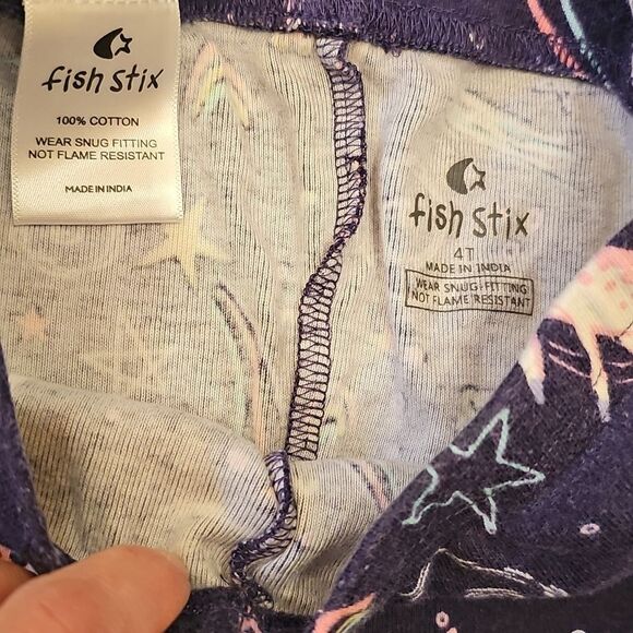 Unicorn Pajamas Size 4 NWOT 100% Cotton - Picture 6 of 8